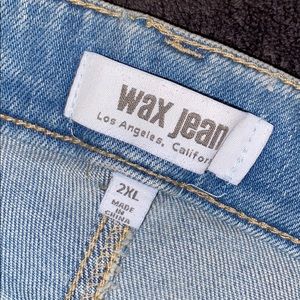 High Rise Biker Jean Shorts 2XL